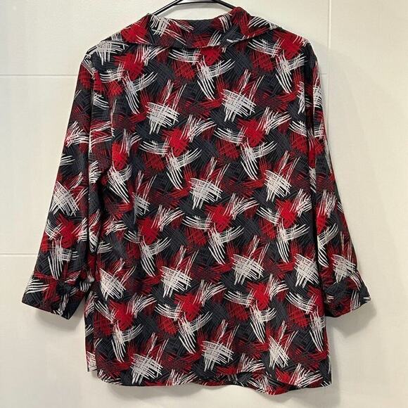 R.T. Fashions Women's Blouse/Camisole Combo Size 1X Polyester #BH - Picture 4 of 8